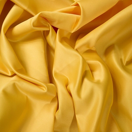 Атлас свадебный, желтый