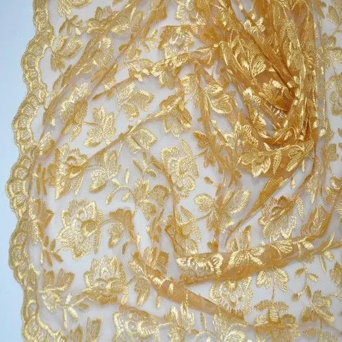 Гипюр, золотой