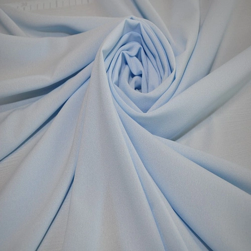 Креп-шифон (светло-голубой)