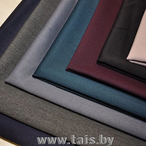 Костюмная ткань "Бостон" (марсала)