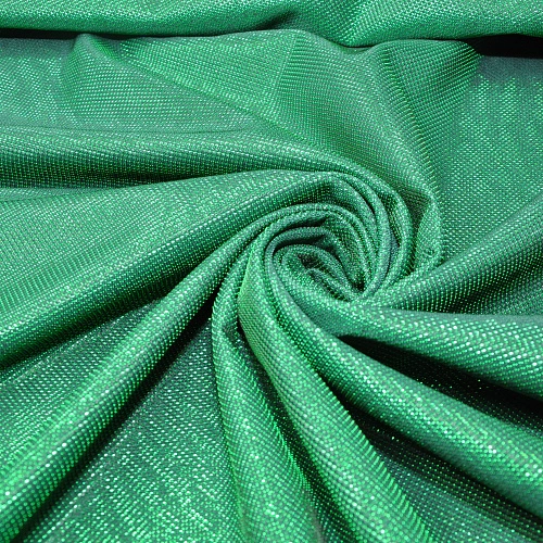 Трикотаж "Лунный свет" (изумрудный)