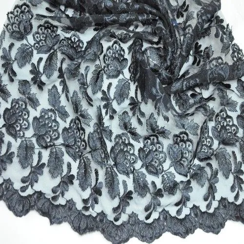 Гипюр Индонезия (темно-синий)