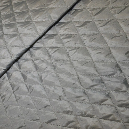 Подкладка стеганая на синтепоне (графит)