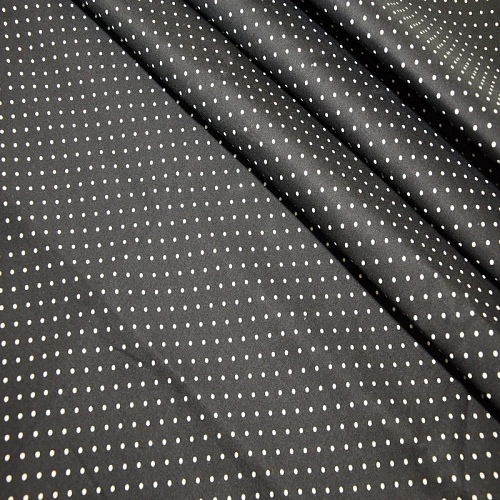 Поплин горох (черный)