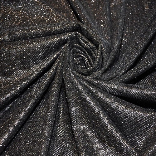 Трикотаж "Лунный свет" (черная ночь)