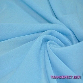 Шифон нежно-голубой