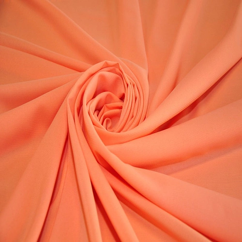 Шифон стрейчевый (персиковый)