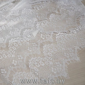 Гипюр " Реснички" (белый)
