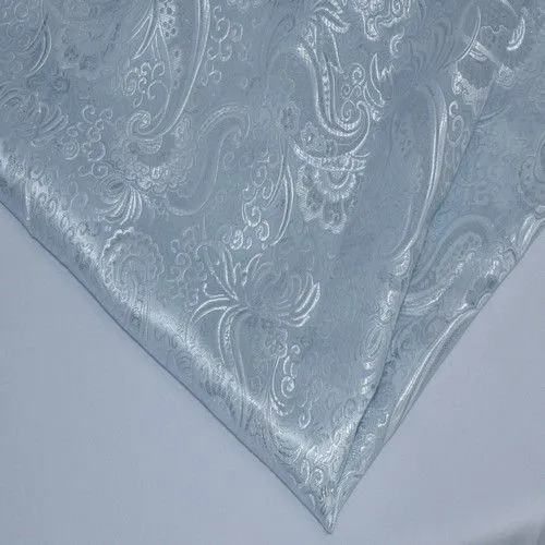 Парча жаккард (нежно голубой с серебром)