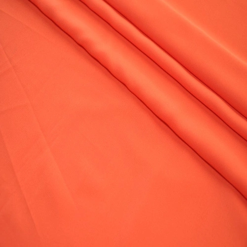 Шифон стрейчевый (морковный)