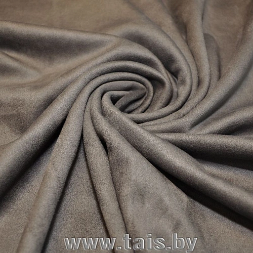 Замша на трикотаже (серый)
