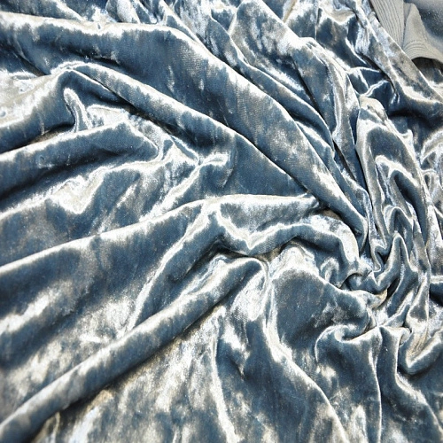 Велюр (Бархат) мрамор (стальной)
