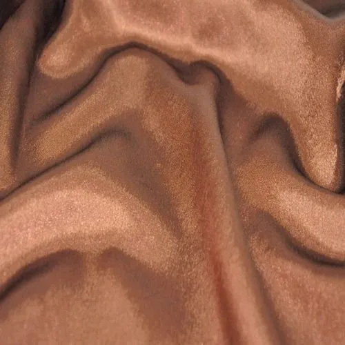 Креп-сатин (коричневый)