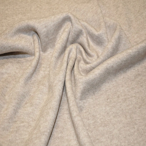 Трикотаж Ангора плотная  (бежевый меланж)