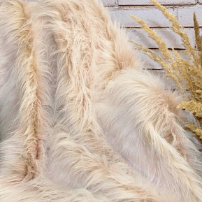 Мех длинноворсовый (пудра)