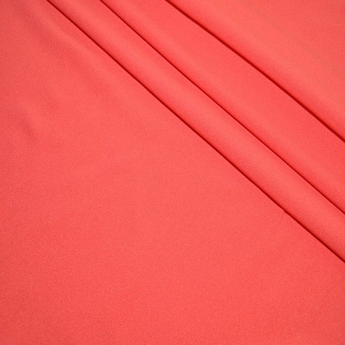 Креп-шифон (насыщенно-коралловый)