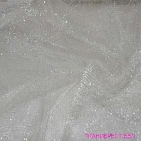 Фатин с блестками (молочный)