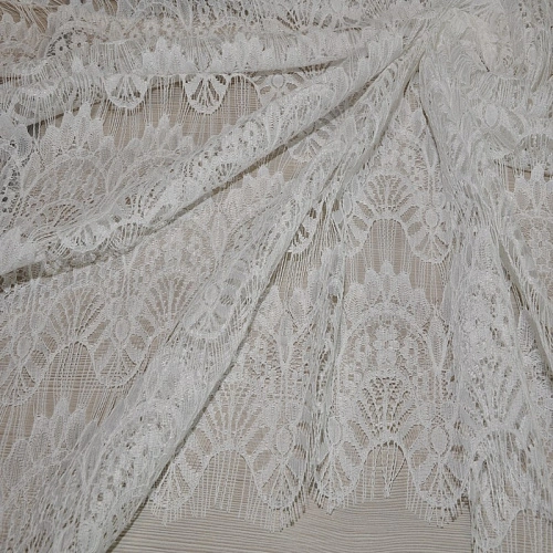 Гипюр " Реснички" 2 (молочный)