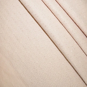 Батист вышитый "Цветочки" (беж)