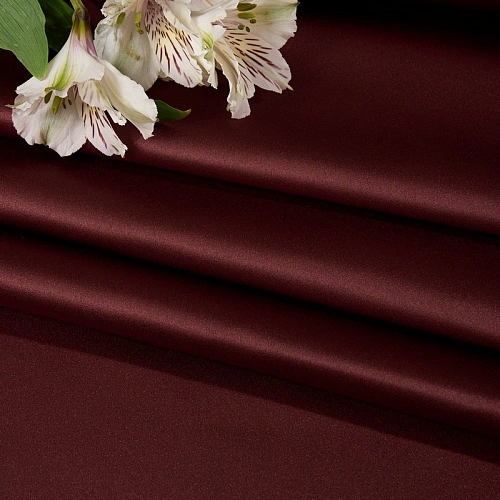 Атлас свадебный (марсала)