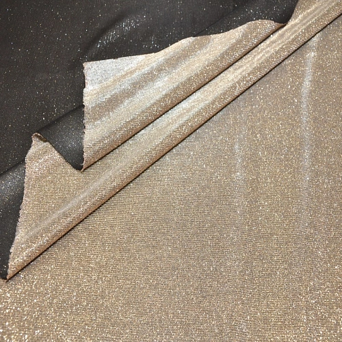 Трикотаж "Лунный свет" (тёмное золото)