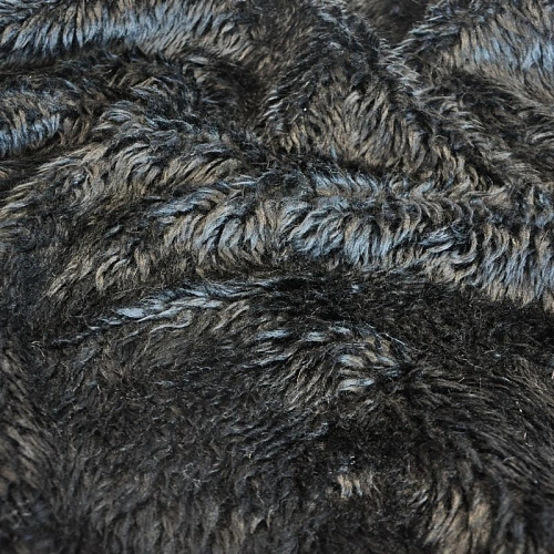 С отделкой под овчинку (черный)