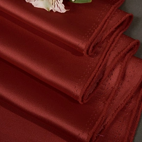 Атлас свадебный (красный)