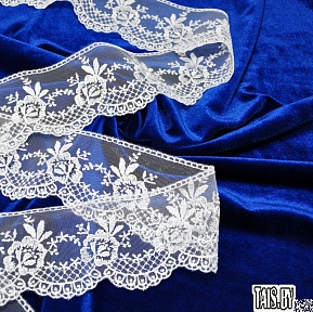 Кружево ленточное (белоснежный)