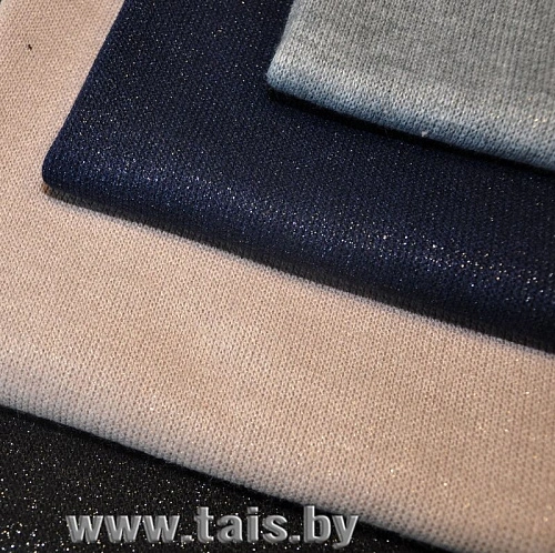 Трикотаж с люрексом (Серый)