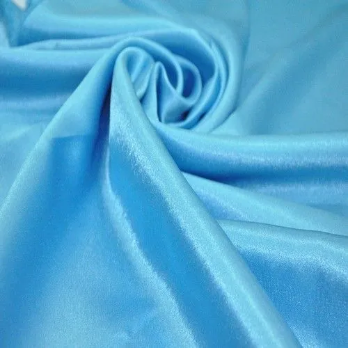 Креп-сатин (голубой)