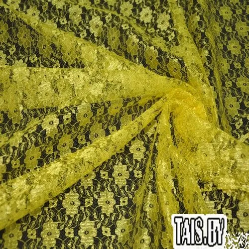 Гипюр тонкий (желтый)