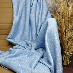 Трикотаж Ангора плотная с люрексом  (голубой)