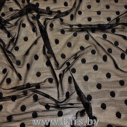 Сетка горох 1см (черный)