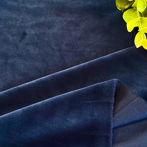 Велюр "Бамбук" (Синий)