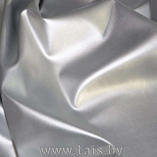 Кожзам на трикотаже (серебро)