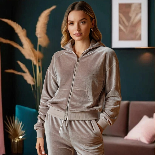 Велюр "Бамбук" (Молочный шоколад)