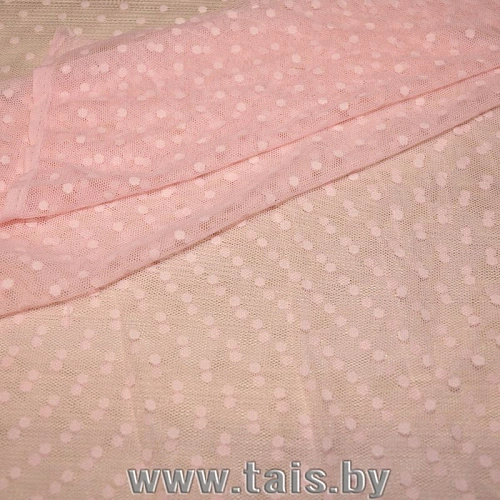 Сетка горох мелкий (розовый)