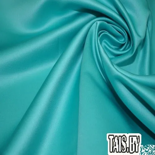 Атлас свадебный (бирюзовый)