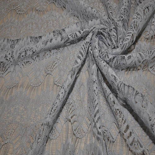 Гипюр " Реснички" 2 (серый)