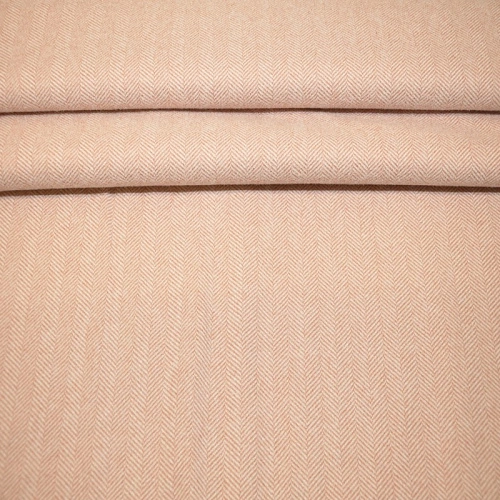 Пальтовый трикотаж Елочка  (пудра)