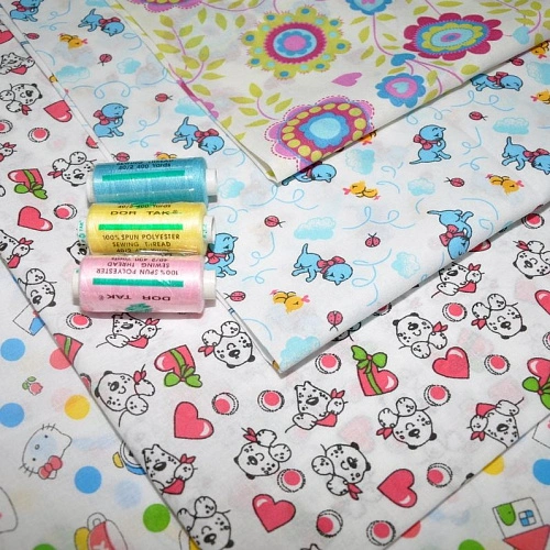 Ситец набивной "Hello Kitty"