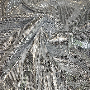 Пайетки на трикотаже (серебро)