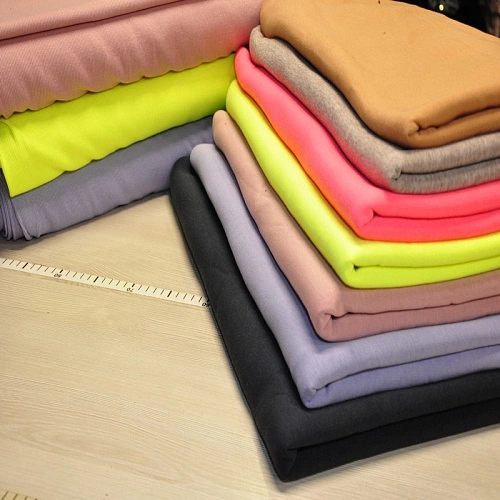 Футер 3-х нитка с начесом (пыльно-розовый)