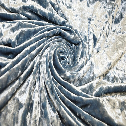 Велюр (Бархат) мрамор (стальной)