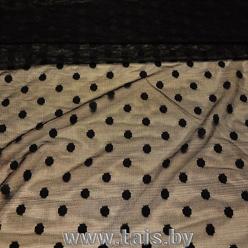 Сетка горох 1см (черный)