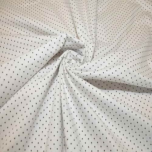 Поплин горох (белый)