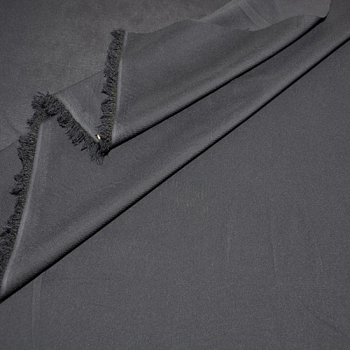 Шифон стрейчевый (темно-синий)