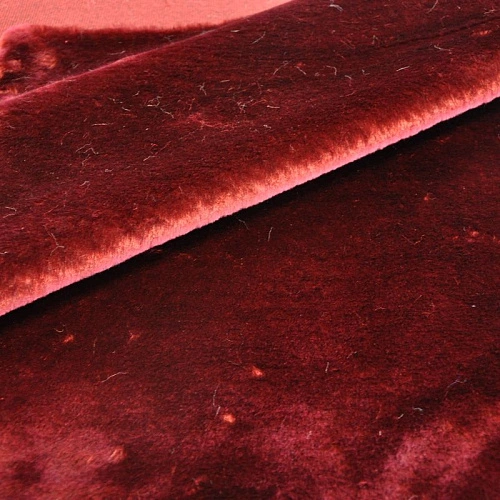 Гладкокрашенный " под мутон"(бордовый)