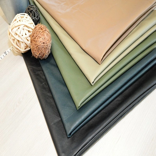 Экокожа на хлопковой основе (хаки)