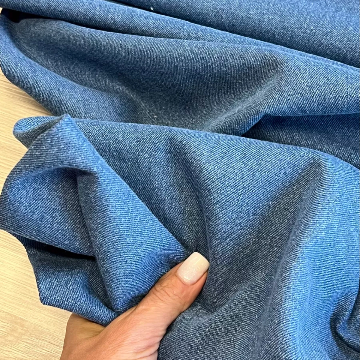 Джинс 100 % хлопок (синий) скидки на ткани в Минске оптом и в розницу | Трикотаж tais.by